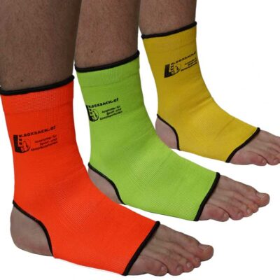 Knöchelschoner Fersenschoner Fußgelenk Bandagen elastisch in Neon Farben